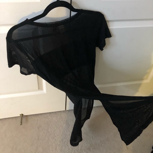 Mesh Slit Top - Picture 2 of 2